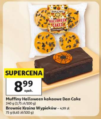 Muffiny Halloween kakaowe Dan Cake