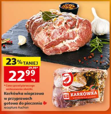 Karkówka wieprzowa w przyprawach gotowa do pieczenia