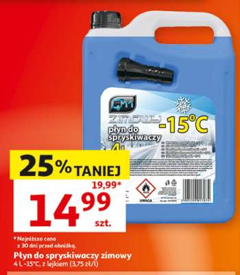 Płyn do spryskiwaczy zimowy