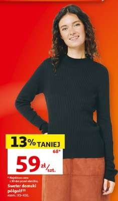 Sweter damski półgolf