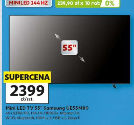 Mini LED TV 55" Samsung UE55M80