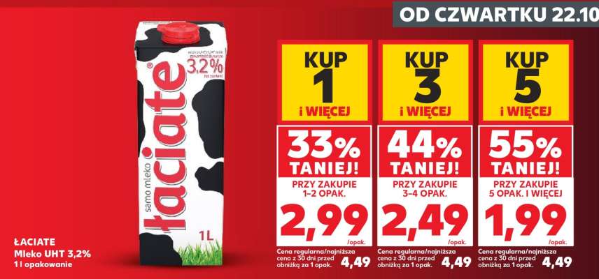 ŁACIATE Mleko UHT 3,2%