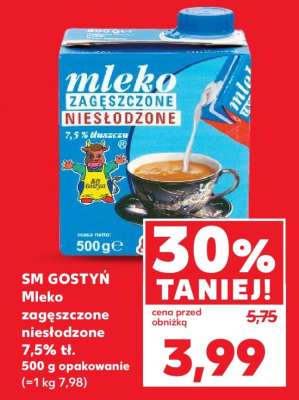 Mleko zagęszczone niesłodzone