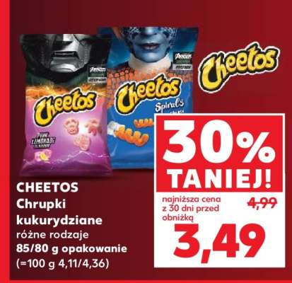 CHEETOS Chrupki kukurydziane różne rodzaje