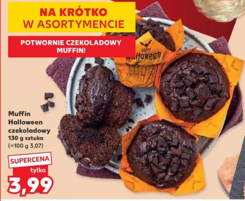 Muffin Halloween czekoladowy