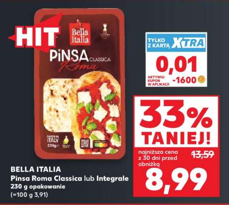 Pinsa Roma Classica lub Integrale