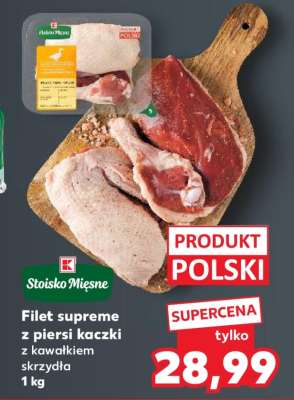 Filet suprême z piersi kaczki z kawałkiem skrzydła 1 kg