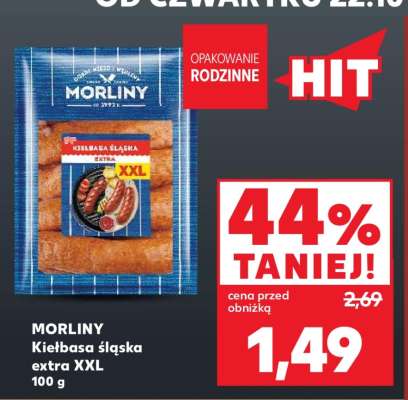 MORLINY Kiełbasa śląska extra XXL