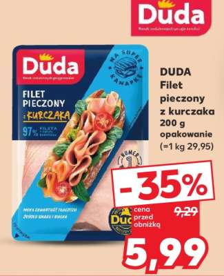 DUDA Filet pieczony z kurczaka 200 g opakowanie