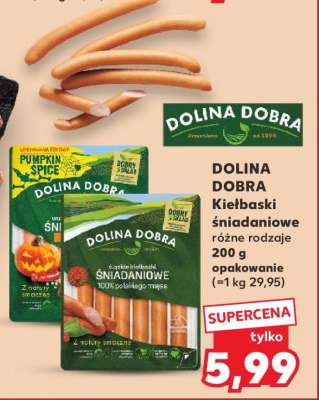 DOLINA DOBRA Kiełbaski śniadaniowe