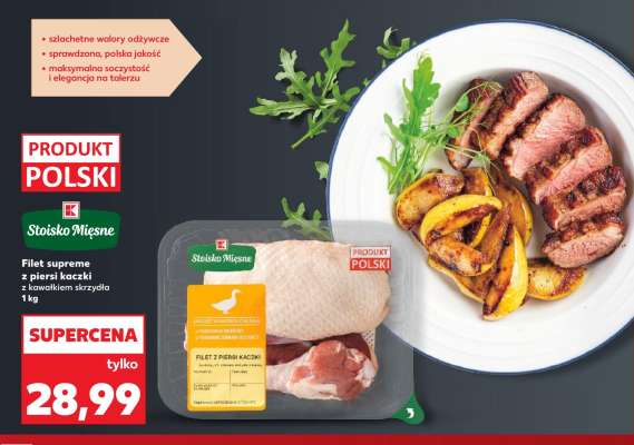 Filet supreme z piersi kaczki z kawałkami skrzydła 1 kg