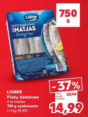 LISNER Filety śledziowe à la matias