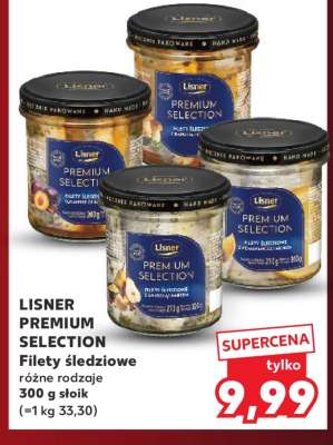 LISNER PREMIUM SELECTION Filety śledziowe