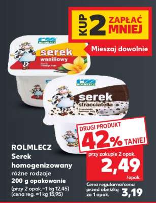 ROLMLECZ Serek homogenizowany różne rodzaje