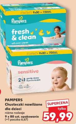 PAMPERS Chusteczki nawilżane dla dzieci