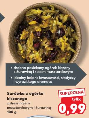 Surówka z ogórka kiszonego