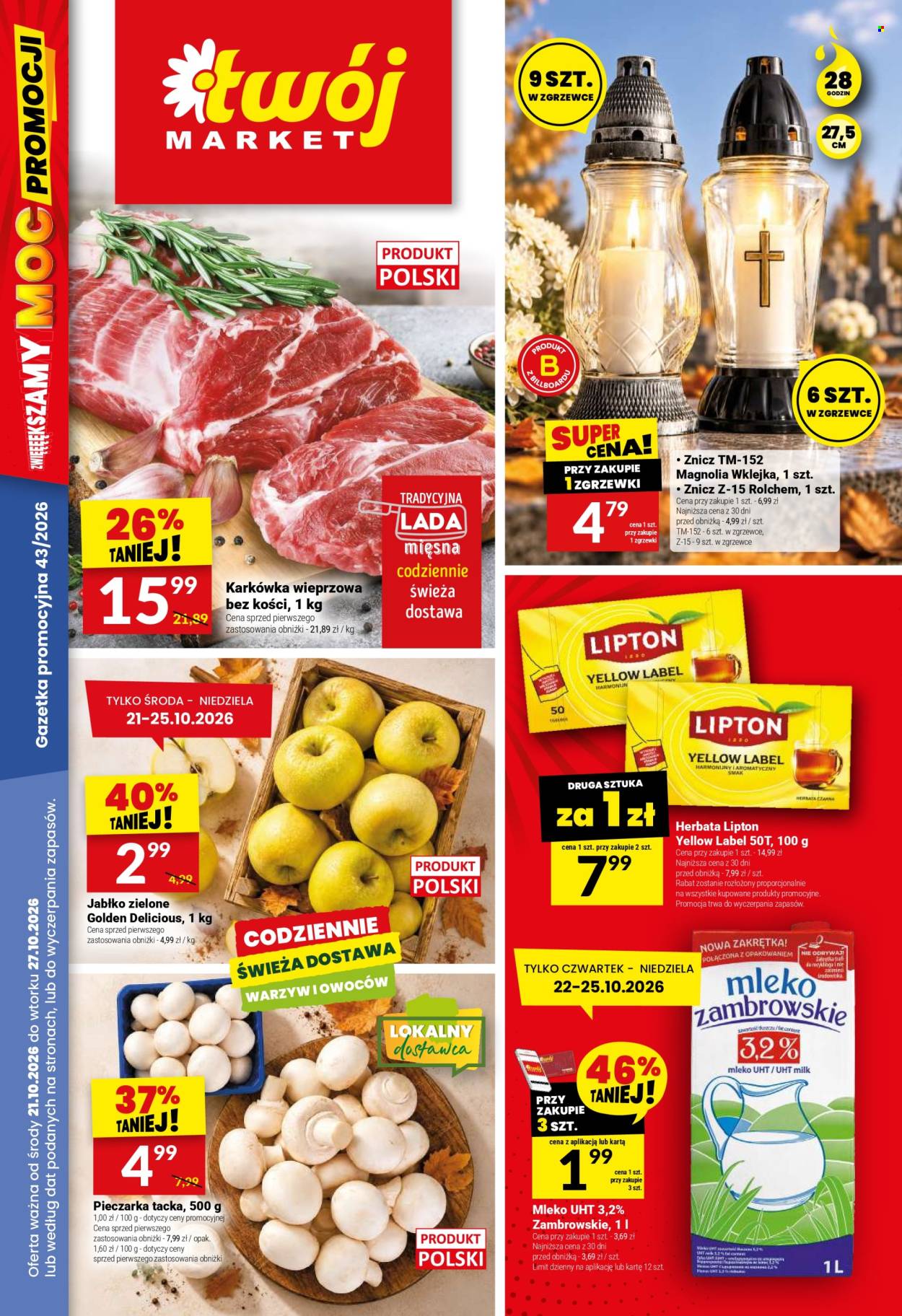 Gazetka Twój Market - 21.10.2026 - 27.10.2026. Strona 1