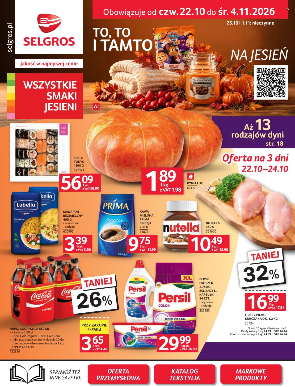 Gazetka Selgros - 22.10.2026 - 4.11.2026. Strona 1