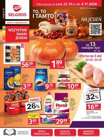 Gazetka Selgros - 22.10.2026 - 4.11.2026.