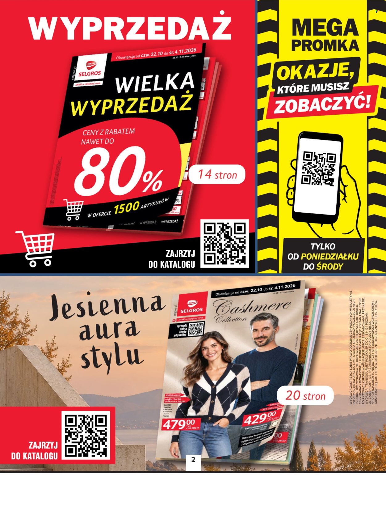 Gazetka Selgros - 22.10.2026 - 4.11.2026. Strona 2