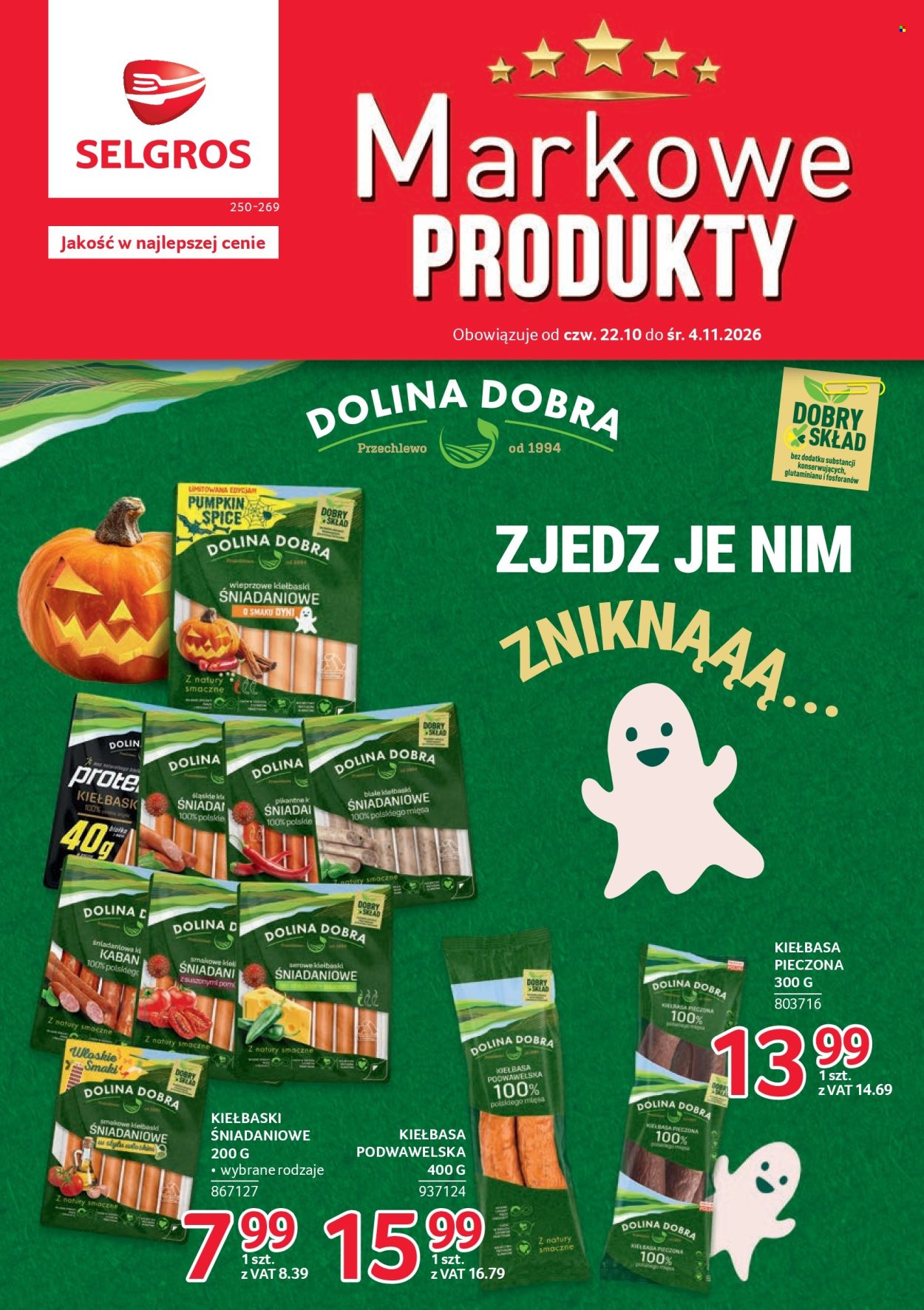 Gazetka Selgros - 22.10.2026 - 4.11.2026. Strona 1
