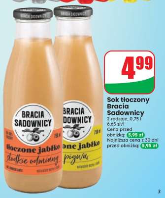 Sok tłoczony Bracia Sadownicy