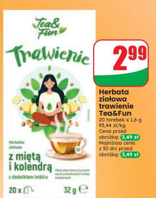 Herbata ziołowa trawienie Tea&Fun