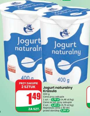 Jogurt naturalny Krasula