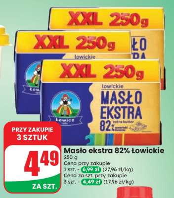 Masło ekstra 82% łowickie