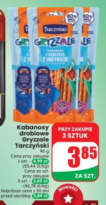 Kabanosy drobiowe Gryzzale Tarczyński