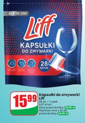 Kapsułki do zmywarki Liff