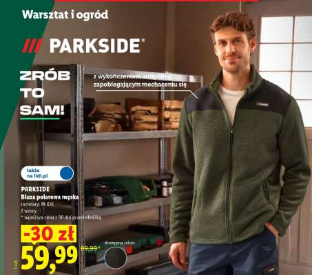 PARKSIDE Bluza polarowa męska