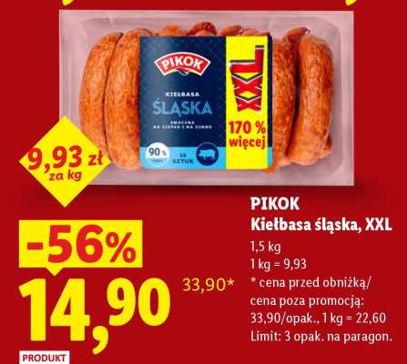 PIKOK Kiełbasa śląska, XXL