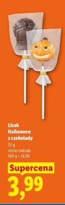 Lizak Halloween z czekolady