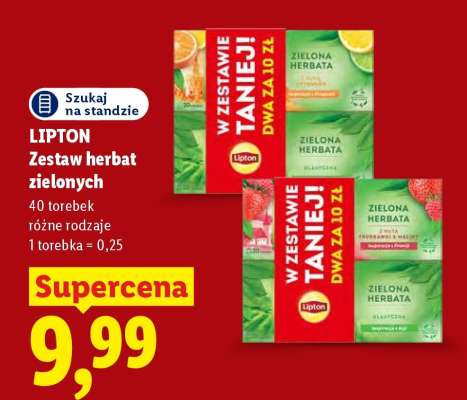 LIPTON Zestaw herbat zielonych