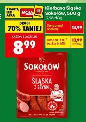 Kiełbasa Śląska Sokołów, 500 g