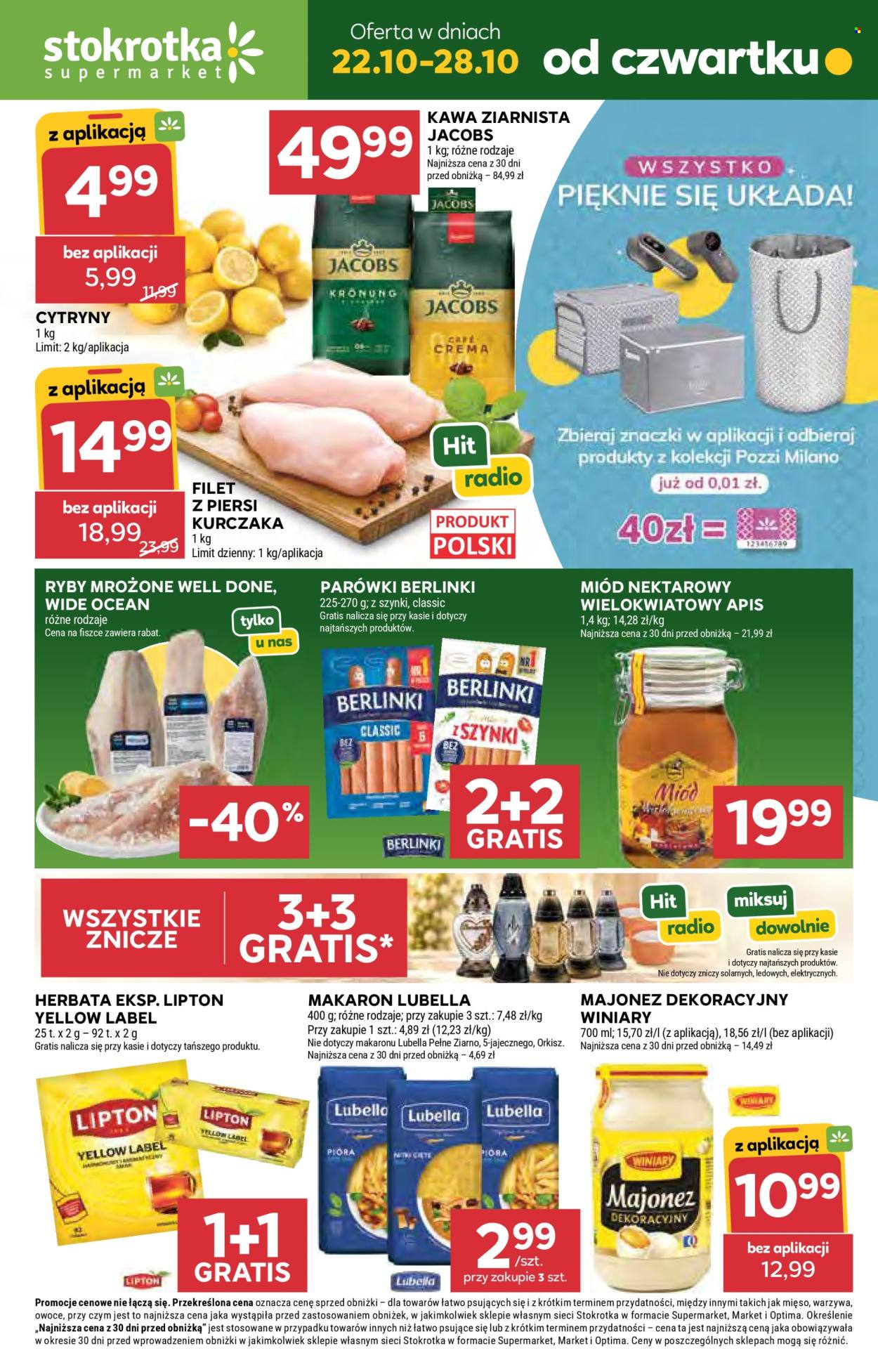 Gazetka Stokrotka Supermarket - 22.10.2026 - 28.10.2026. Strona 1