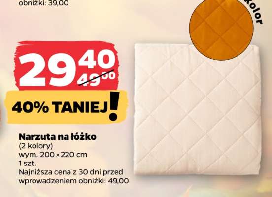 Narzuta na łóżko