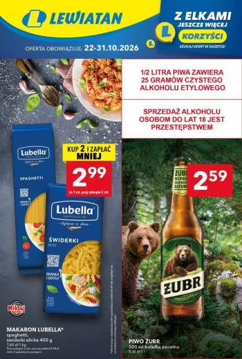 Gazetka Lewiatan - 22.10.2026 - 31.10.2026.