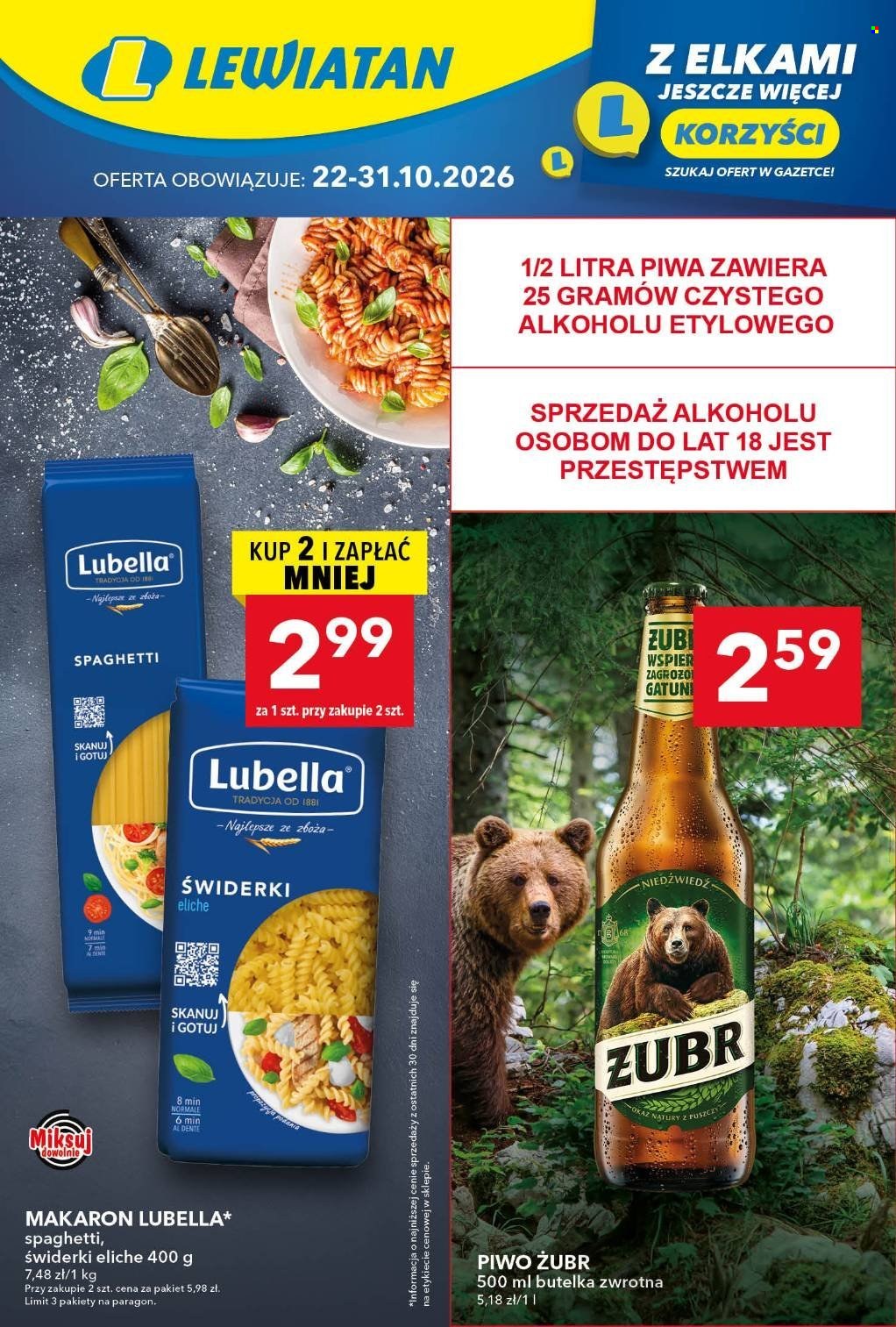 Gazetka Lewiatan - 22.10.2026 - 31.10.2026. Strona 1