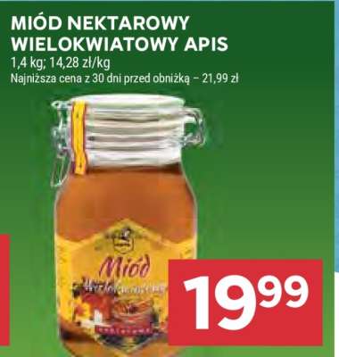 Miód nektarowy wielokwiatowy Apis
