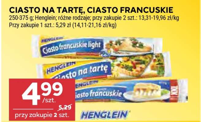 Ciasto na tartę, Ciasto francuskie
