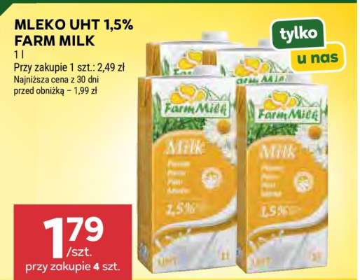 MLEKO UHT 1,5% FARM MILK
