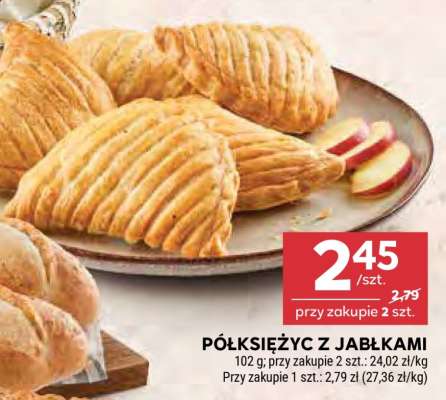 Półksiężyc z jabłkami