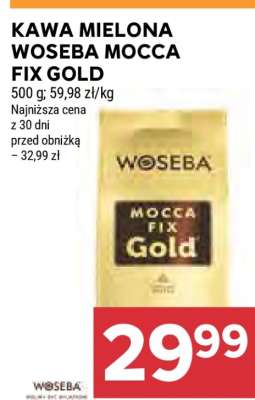 Kawa mielona WOSEBA MOCCA FIX GOLD