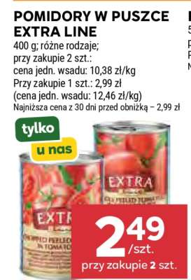 Pomidory w puszce Extra Line