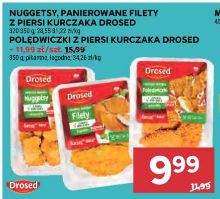 Polędwiczki z piersi kurczaka Drosed