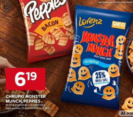 CHRUPKI MONSTER MUNCH, PEPPIES