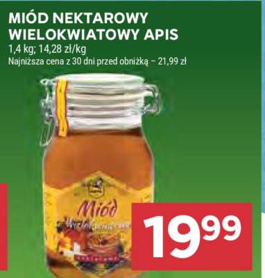 Miód nektarowy wielokwiatowy Apis