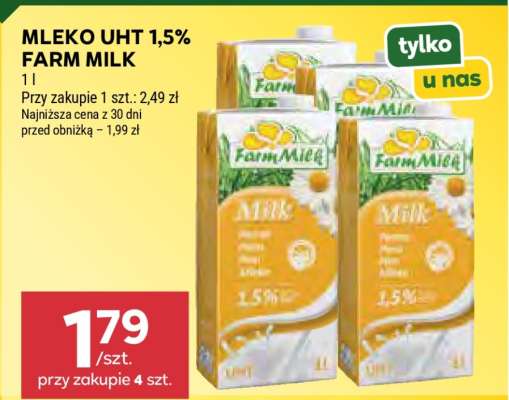 MLEKO UHT 1,5% FARM MILK